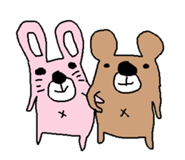 Rabbit&Bear sticker #1701532
