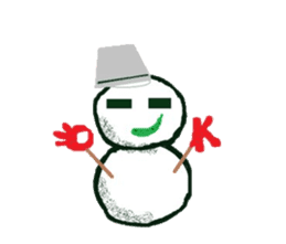 I am a snowman sticker #1701940
