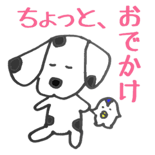 Penguin and Dalmatian sticker #1702144