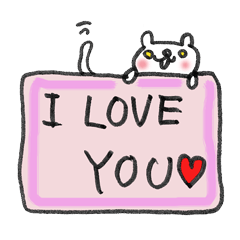 My English message cat