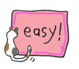 My English message cat sticker #1702183