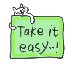 My English message cat sticker #1702185