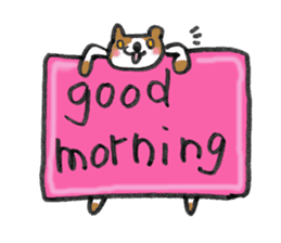 My English message cat sticker #1702186