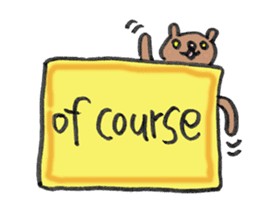 My English message cat sticker #1702190