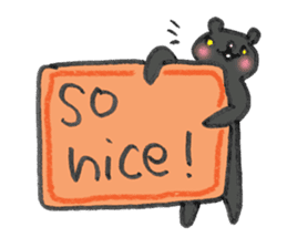 My English message cat sticker #1702193
