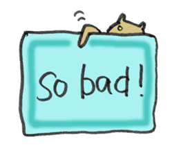 My English message cat sticker #1702194