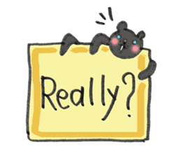 My English message cat sticker #1702210