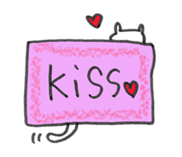 My English message cat sticker #1702212