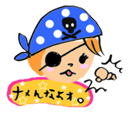 Girls Face sticker #1702662