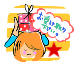 Girls Face sticker #1702688