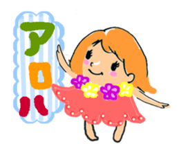 Girls Face sticker #1702696