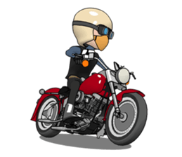 Mr. rider Ha sticker #1702983