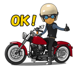 Mr. rider Ha sticker #1703011