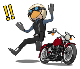 Mr. rider Ha sticker #1703013