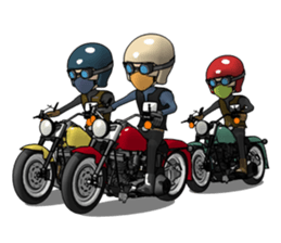 Mr. rider Ha sticker #1703016