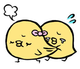 Cute chick! sticker #1703083