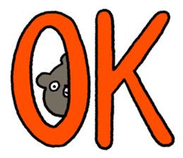 Beary boy sticker #1704618