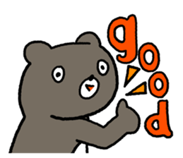 Beary boy sticker #1704623
