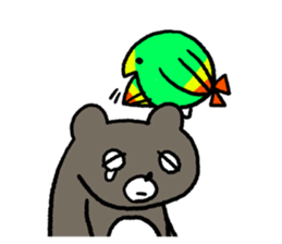 Beary boy sticker #1704628