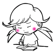 My daughter is 8 years old. sticker #1704736