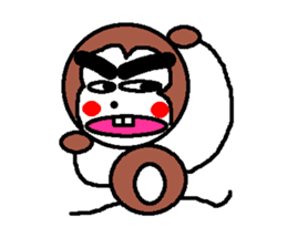 The creature which is the eyebrows sticker #1705433