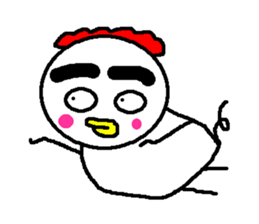 The creature which is the eyebrows sticker #1705434