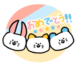 2color animals sticker #1705571