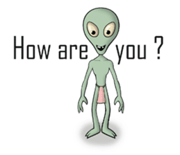 Broken tooth Alien sticker #1706148