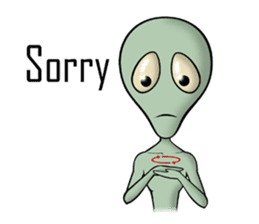 Broken tooth Alien sticker #1706164