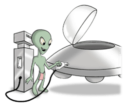 Broken tooth Alien sticker #1706182