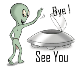 Broken tooth Alien sticker #1706183