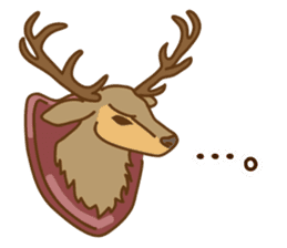 I am a deer boy sticker #1707663
