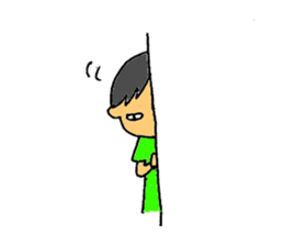 2 years old boy. sticker #1707676
