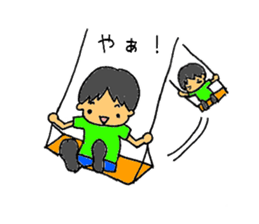2 years old boy. sticker #1707679