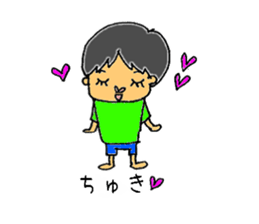 2 years old boy. sticker #1707699