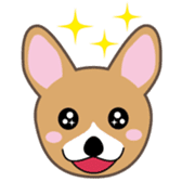 Lovable playful Corgi -Cogichans- sticker #1707827
