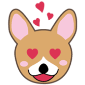 Lovable playful Corgi -Cogichans- sticker #1707828