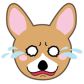 Lovable playful Corgi -Cogichans- sticker #1707835