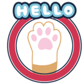 Lovable playful Corgi -Cogichans- sticker #1707861