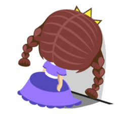 Alexis, funny little princess sticker #1707866