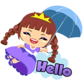 Alexis, funny little princess sticker #1707869
