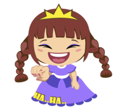 Alexis, funny little princess sticker #1707872