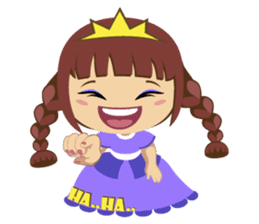 Alexis, funny little princess sticker #1707872