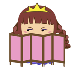 Alexis, funny little princess sticker #1707873