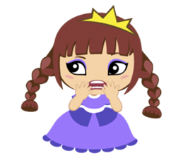 Alexis, funny little princess sticker #1707877