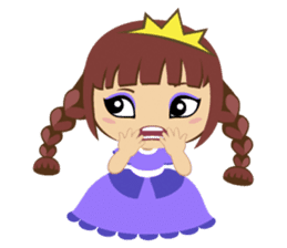 Alexis, funny little princess sticker #1707877
