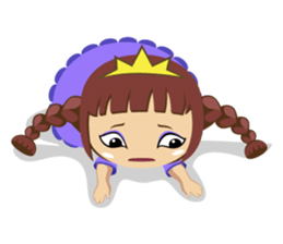 Alexis, funny little princess sticker #1707878