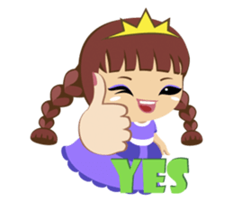 Alexis, funny little princess sticker #1707879