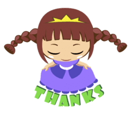 Alexis, funny little princess sticker #1707881