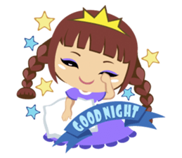Alexis, funny little princess sticker #1707883